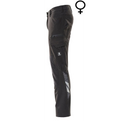 Spodnie do pasa robocze  premium kieszenie na kolanach damskie cordura stretch 18078-511-09 Mascot Workwear