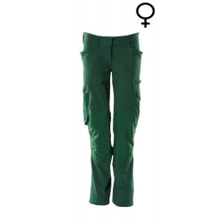 Spodnie do pasa premium damskie kieszenie na kolanach cordura stretch odblaski 18088-511-03 Mascot Workwear