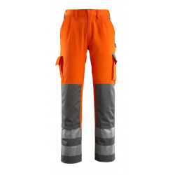 Spodnie robocze  bhp do pasa premium kieszenie na kolanach ostrzegawcze odblaskowe 07179-860-14888 Mascot Workwear