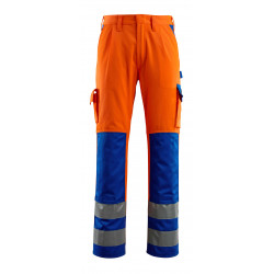 Spodnie robocze bhp do pasa premium kieszenie na kolanach ostrzegawcze odblaskowe 07179-860-1411 Mascot Workwear