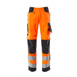 Spodnie robocze do pasa premium kieszenie na kolanach ostrzegawcze 20879-236-14010 Mascot Workwear