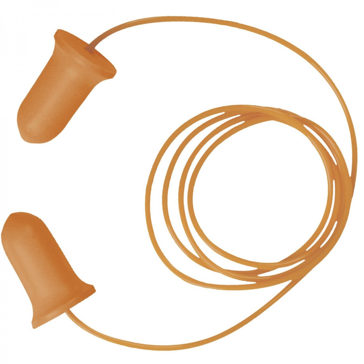 ochrona-sluchu - Zatyczki do uszu przeciwhałasowe odblaskowe na sznurku 200 par ochrona słuchu coniccoplus200 Delta Plus