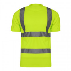 Koszulka t-shirt ostrzegawcza żółta z pasami odblaskowymi L40208 Lahti Pro