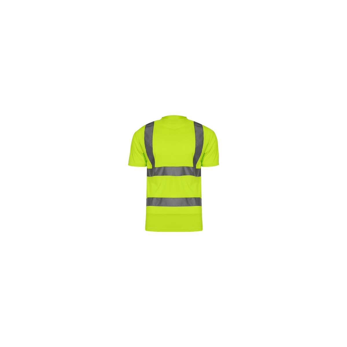 odblaskowa-odziez-hi-vis - Koszulka t-shirt ostrzegawcza żółta z pasami odblaskowymi L40208 Lahti Pro