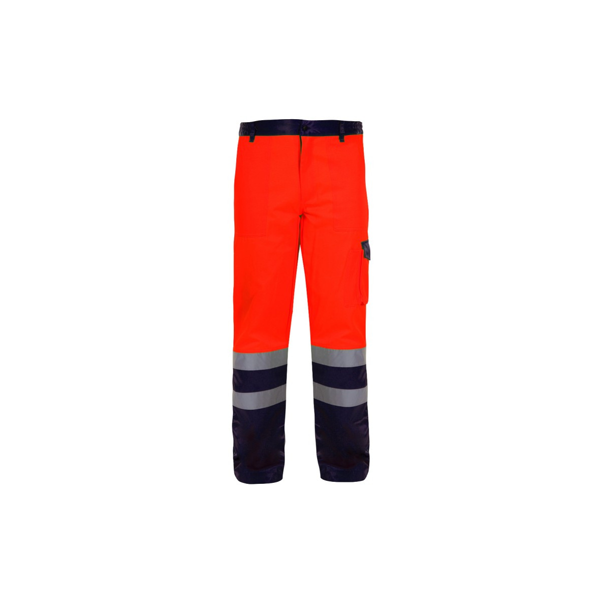 odblaskowa-odziez-hi-vis - Spodnie do pasa robocze bhp ostrzegawcze pomarańczowe L41003 Lahti Pro