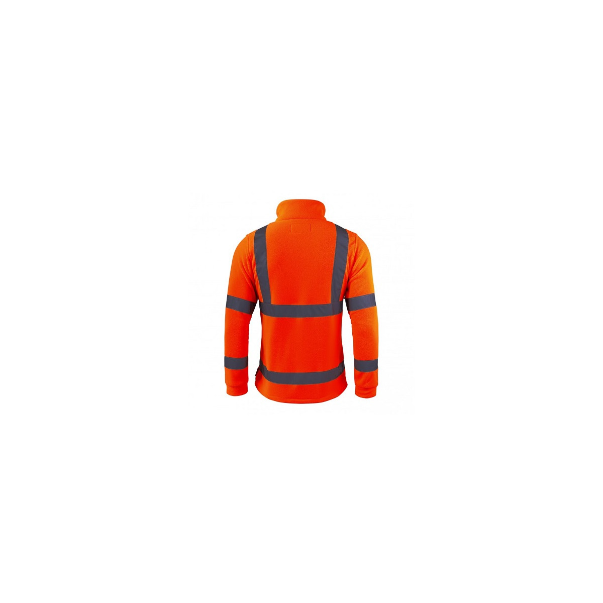 odblaskowa-odziez-hi-vis - Bluza polarowa ostrzegawcza bhp pomarańczowa z  odblaskowymi pasami  L40110 Lahti Pro