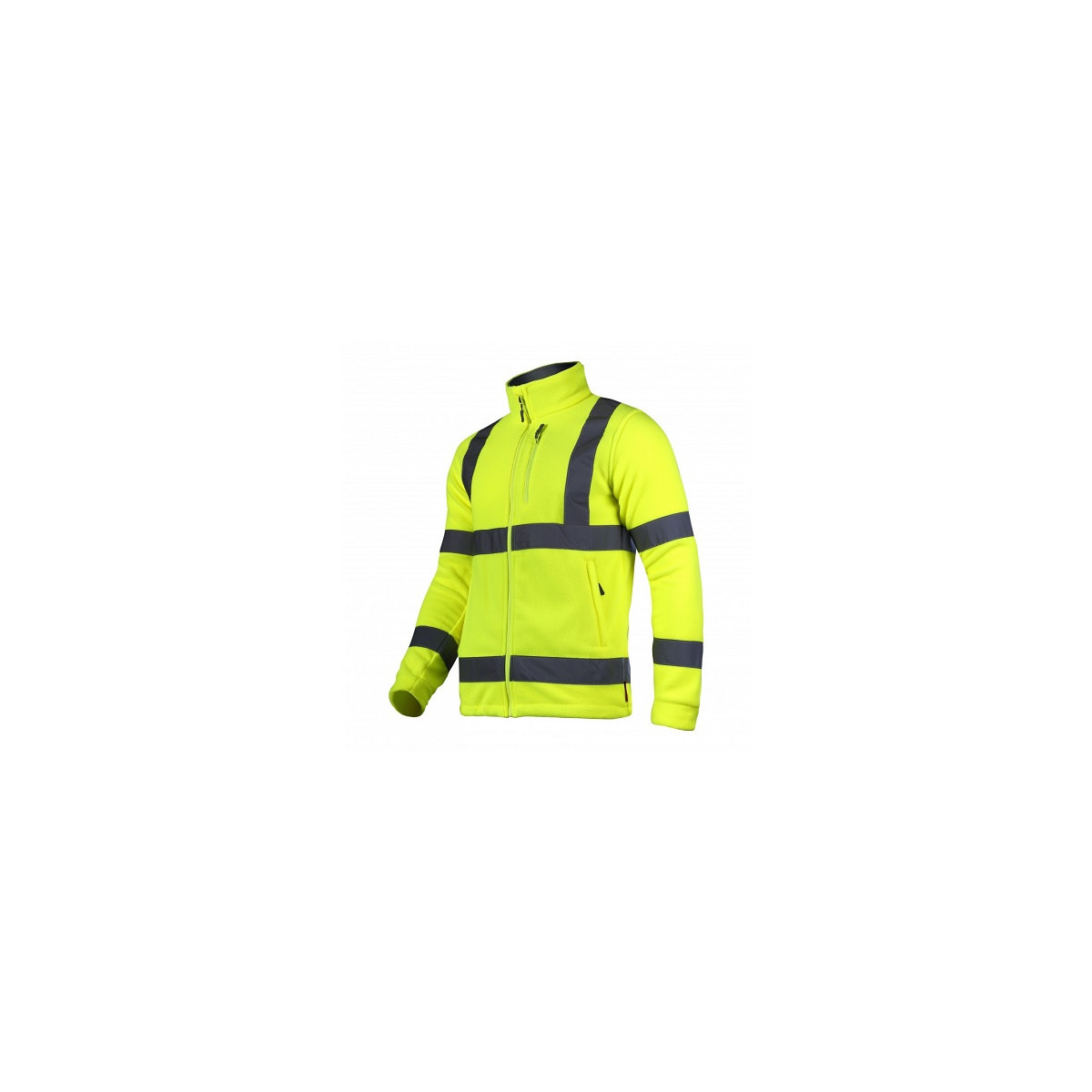 odblaskowa-odziez-hi-vis - Bluza polarowa ostrzegawcza żółta fluo z pasami odblaskowymi  L40109 Lahti Pro