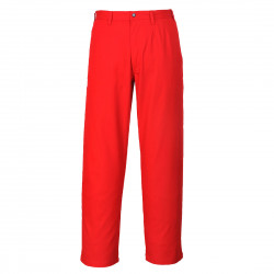 Spodnie trudnopalne spodnie do pasa bizweld czerwone BZ30 Portwest