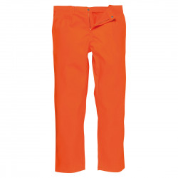 Spodnie do pasa trudnopalne bizweld pomarańczowe odblaskowe BZ30 Portwest