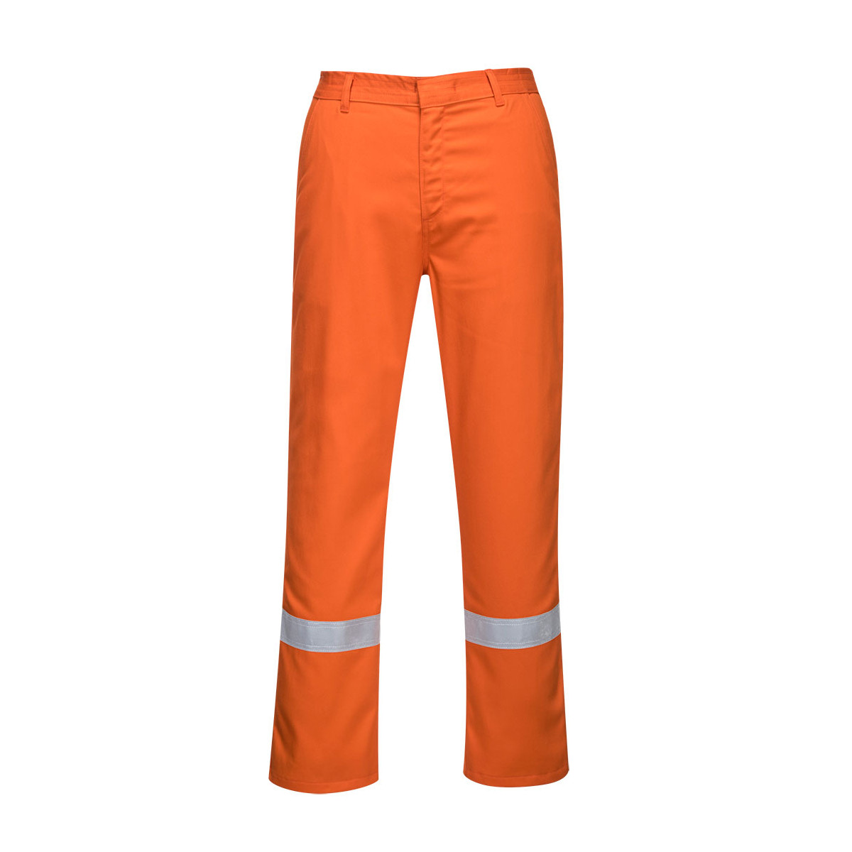 trudnopalna-odziez - Spodnie trudnopalne do pasa bizweld iona pomarańczowe ostrzegawcze odblaskowe BZ14 Portwest
