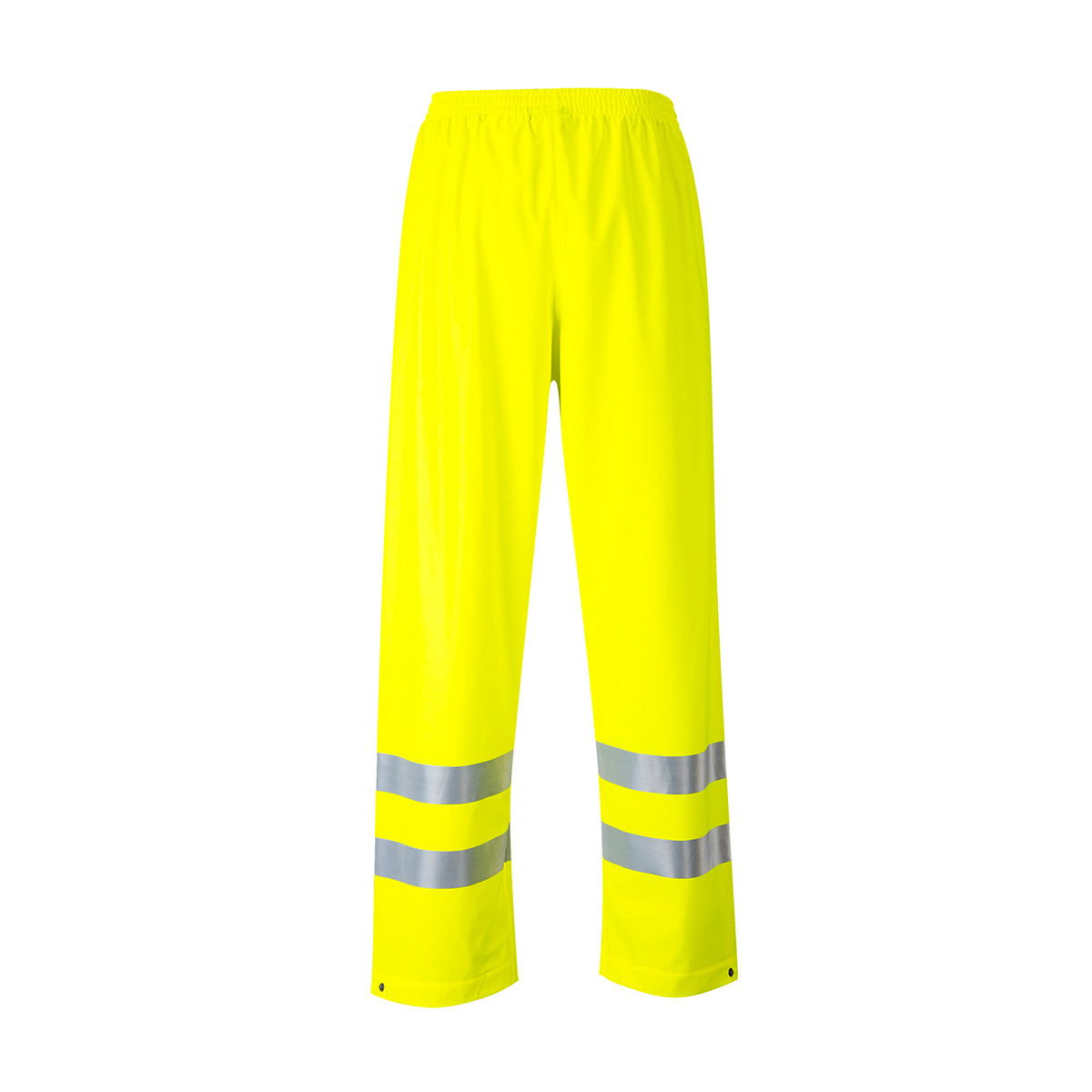 trudnopalna-odziez - Spodnie trudnopalne ostrzegawcze do pasa żółte FR43 Portwest