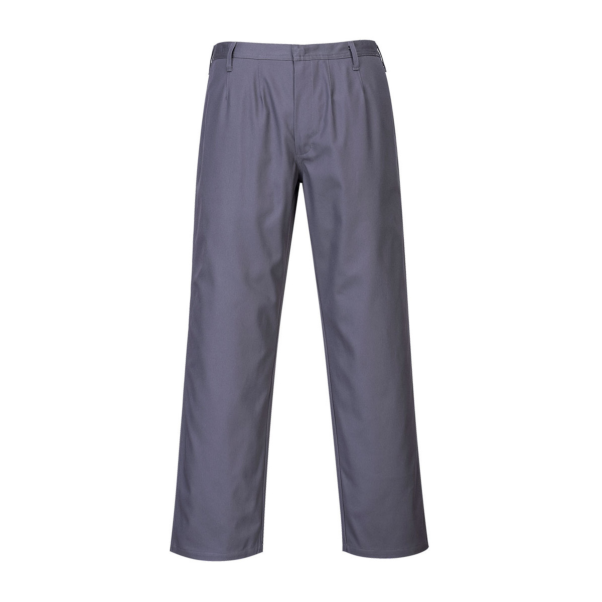 trudnopalna-odziez - Spodnie do pasa trudnopalne szare FR36 Portwest