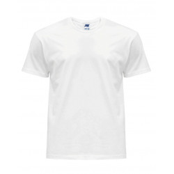 Koszulka t-shirt tsra 150 z logo twojej firmy biała white JHK Polska