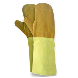 Rękawice niepalne tkaninowe jednopalcowe dla hutników odlewników NT-7/1 Orpel