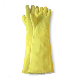 Rękawice niepalne tkaninowe pięciopalcowe dla hutników odlewników ochronne bhp typ NT-1/5 Orpel