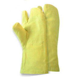 Rękawice niepalne tkaninowe 38 cm trzypalcowe dla odlewników i hutników NT-1/3 Orpel