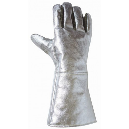 Rękawice trudnopalne metalizowane para aramid NT-8/5 (40cm-60cm) Orpel