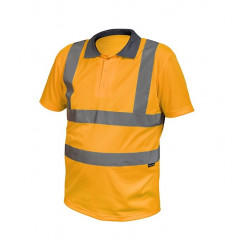 Koszulka polo ostrzegawcza pomarańczowa hi vis felix HT5K340 Hogert Technik