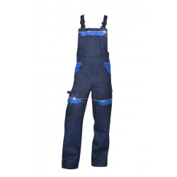 Spodnie ogrodniczki robocze bhp wzrost 176cm-182cm granatowo niebieskie cool trend H8420 Ardon Safety