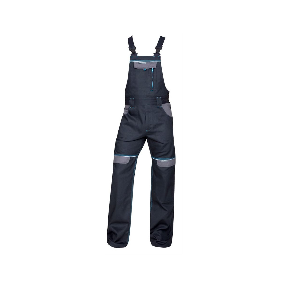 spodnie-spodenki-robocze-bhp - Spodnie ogrodniczki czarne cool trend H8969 Ardon Safety