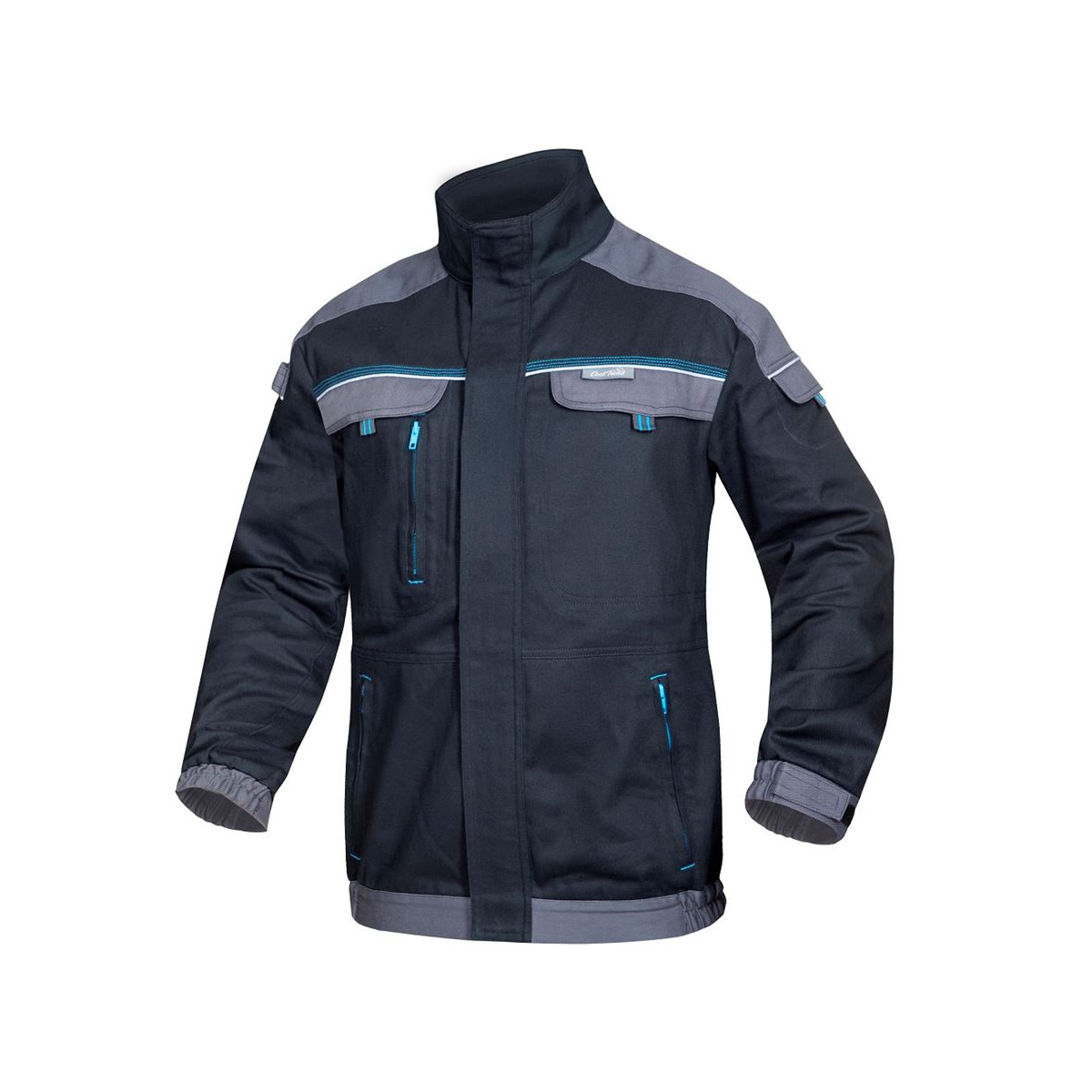 bluzy-robocze-bhp-hurtownia-internetowa - Bluza robocza H8964 bhp czarna monterska odblaskowa cool trend Ardon Safety