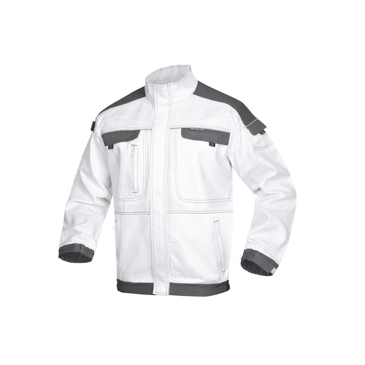 bluzy-robocze-bhp-hurtownia-internetowa - Bluza robocza bhp biało szara monterska odblaskowa cool trend H8800 Ardon Safety