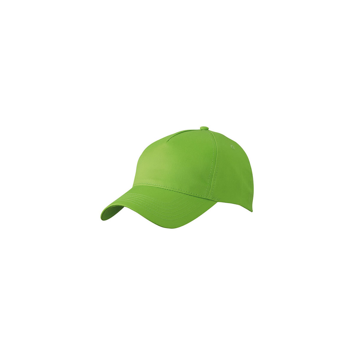 czapki-bhp-z-daszkiem - Czapka z daszkiem zielona jabłko pięciopanelowa