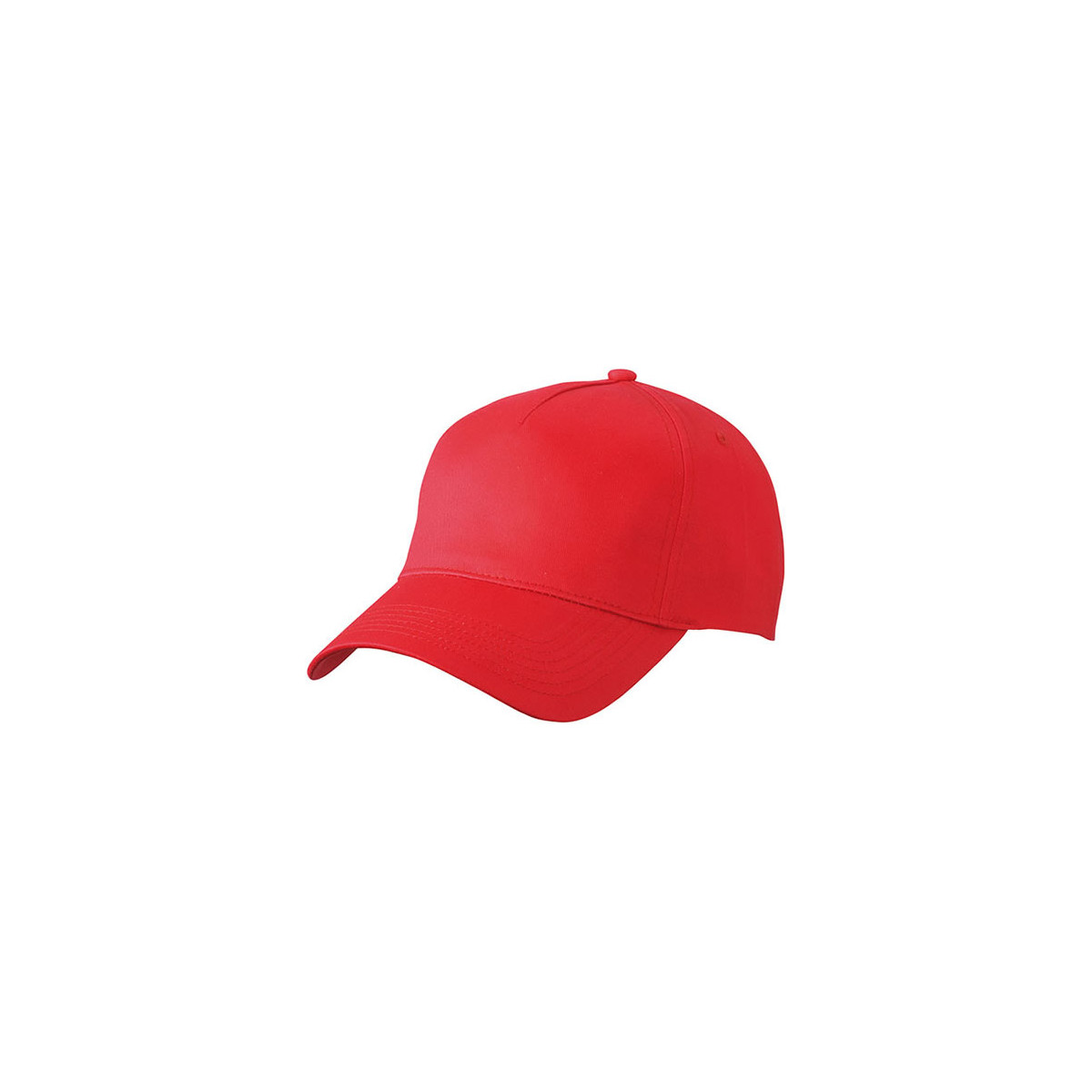 czapki-bhp-z-daszkiem - Czapka z daszkiem czerwona red pięciopanelowa