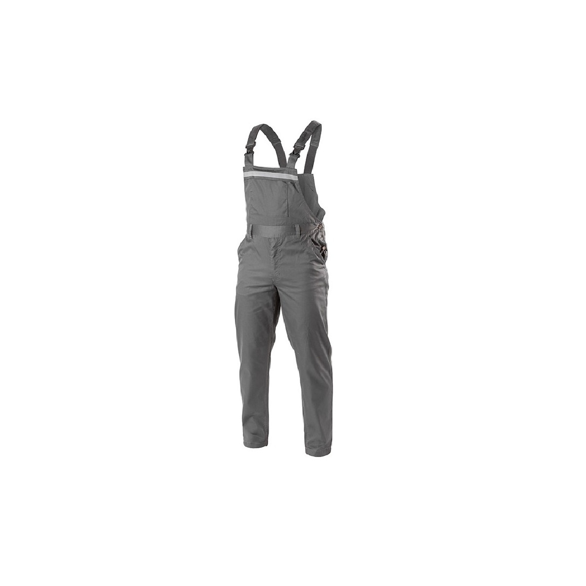 spodnie-spodenki-robocze-bhp - Spodnie ogrodniczki fabian szare HT5K308 Hogert Technik