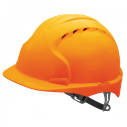 Hełm ochronny evo2 helmet with slip ratchet orange pomarańczowy orange kask ochronny bhp budowlany JSP Limited