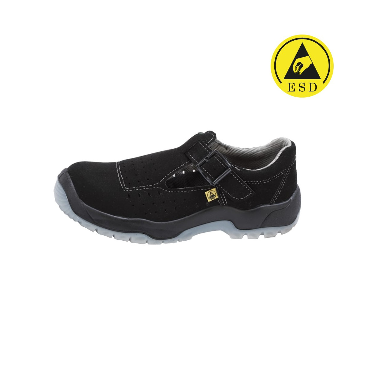 s-p-o-sandaly - Sandały bezpieczne S1 ESD SRC 601 robocze bhp ochronne podnosek metalowy PPO Strzelce Opolskie